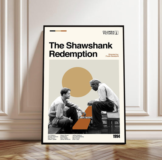 The Shawshank Redemption Poster: Minimalist Movie Art Print