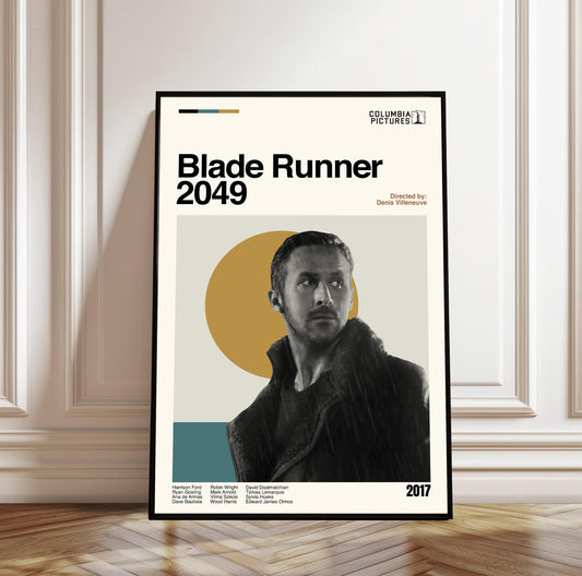 Blade Runner 2049 Poster – Minimalist Movie Art Print