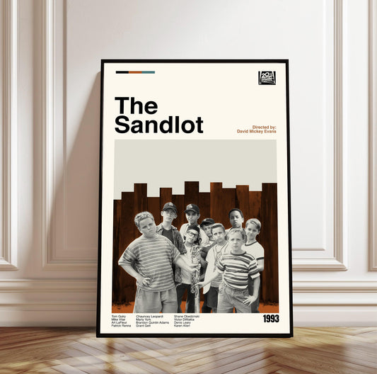 The Sandlot Movie Poster - Mid-Century Modern Minimalist Print